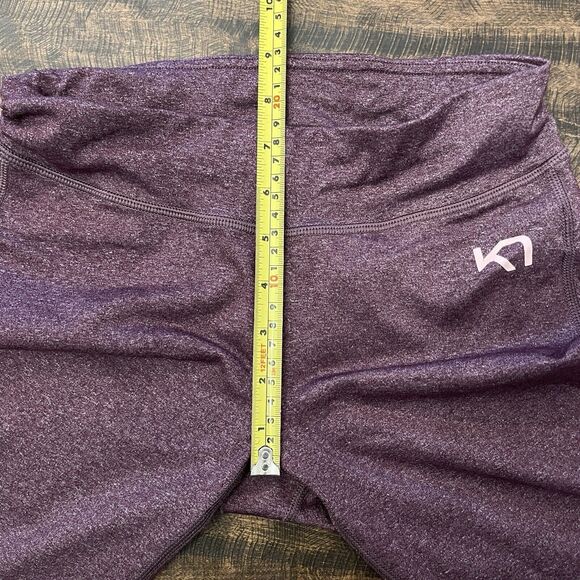 Kari Traa Womens Sz S Athletic Workout Legging Maroon Burgundy Gym Pants - Picture 13 of 16